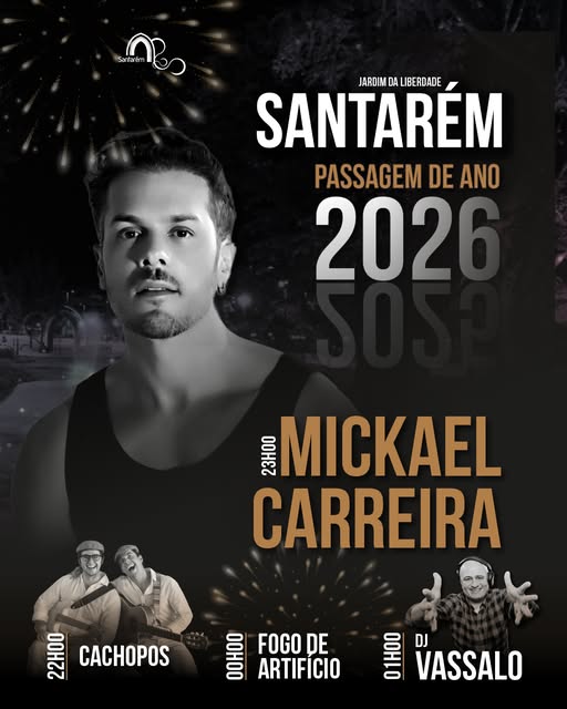 Mickael Carreira anima Passagem de Ano em Santarém
