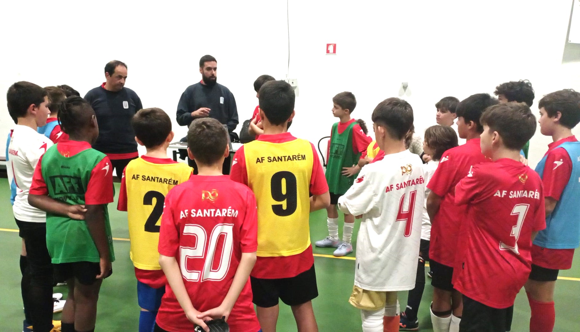 Seleção Distrital Sub-13 Futsal Masculino em preparação para o TIA