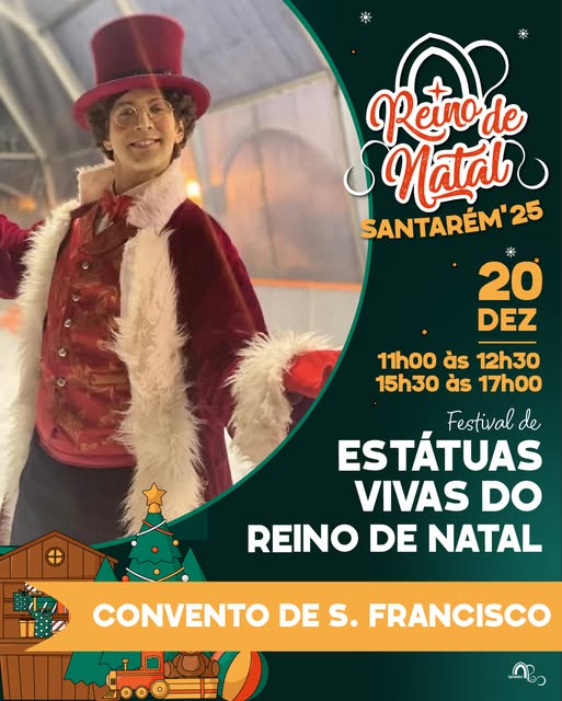 Festival de Estátuas Vivas realiza-se no Convento de São Francisco
